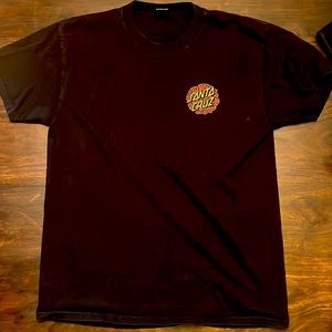 Santa Cruz black Tee men’s size large.